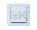 ВСк10-1-0-ГФ Выключатель одноклавишный кнопочный (механизм) "ЛЕГАТА" цвет фисташковый металлик