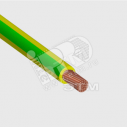 Провод силовой ПуГВ 1х4 желто-зеленый ТРТС многопроволочный