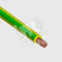 Провод силовой ПуГВ 1х0.5 желто-зеленый многопроволочный