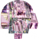 Светильник ИВО-35w 220в G9 хром/розовый (C1037Р)