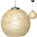 Светильник НСБ 72-60 Лайн сфера М50 шампань/шнур прозрачный ИУ (1005251174)