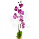 Светильник светодиодный Орхидея в вазе сиреневый/розовый 7 тепло-белых LED (PL307 сирен/роз.)