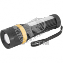 Фонарь светодиодный NPT-CP09-3AAA 1LED 3Вт+30(20+10)LED пластик (94977)