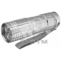 Фонарь светодиодный NPT-CM07-3АAA 9LED металл (94928)