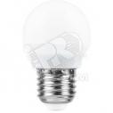 Лампа светодиодная LED 5вт Е27 белый матовый шар (SBG4505)
