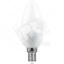 Лампа светодиодная LED 7вт E14 белый матовая свеча (SBC3707)