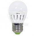 Лампа светодиодная LED 5Вт E27 400Лм белый матовая шар 230V/50Hz ECO (1036988A)