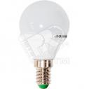 Лампа светодиодная LED 5вт Е14 белый шар (LB-38)