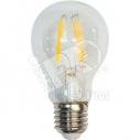 Лампа светодиодная LED 7вт Е27 белый FILAMENT (LB-57)