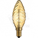 Лампа накаливания декоративная 40вт TC 230в Е14 винтаж (71954 NI-V)