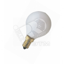 Лампа накаливания декоративная ДШ 40вт P45 230в E14 матовая (411471)