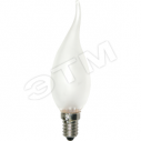 Лампа накаливания декоративная ДС 40вт INC12 E14 матовая (свеча на ветру) (INC12/С35Т)
