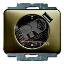 ALPHA Розетка USB со шторками бронза безвинтовые клеммы (2011-0-6186)