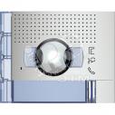 Лицевая панель аудио-видео модуля ш/у + 1 кнопка вызова allmetal (351311)