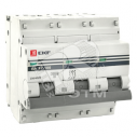 Выключатель автоматический трехполюсный 100А С ВА 47-100 10кА EKF PRoxima (mcb47100-3-100C-pro)