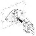 Разъем штепсельный для вторичных цепей съемного выключателя PLUG-SOCKET 3PIN T1...T6 (1SDA051364R1)