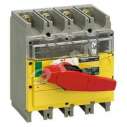 Выключатель-разъединитель INV400 4п красная рукоятка/желтая панель (31191)