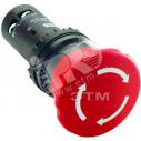 Кнопка аварийная красная с фиксацией CE4T-10R-02 2H3 (1SFA619550R1051)