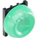 Кнопка KP6-40G зеленая с резиновым колпачком IP66 (1SFA616105R4002)