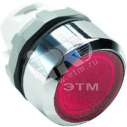 Кнопка красная с фиксацией MP2-21R низкая с подсветкой (1SFA611101R2101)