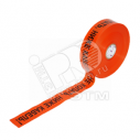 Лента сигнальная связь (оранжевый/черный) ЛСС-75 300мкм х 75мм (250м) (ЛСС-75)