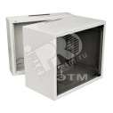 Шкаф настенный 19 дюймовый SD2 10U 515x600х500 трехсекционный серый (собранный) (15706)