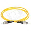 Шнур оптический коммутационный соединительный (патч-корд) для одномодового кабеля (SM) 9/125 (OS2) FC/UPC-FC/UPC одинарного исполнения (Simplex) LSZH 1м (FPC09-FCU-FCU-C1L-1M)