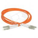 Шнур оптический коммутационный соединительный (патч-корд) для многомодового кабеля (MM) 50/125 (OM2) LC/UPC-LC/UPC двойного исполнения (Duplex) LSZH 2м (FPC50-LCU-LCU-C2L-2M)