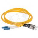 Шнур оптический коммутационный переходной (патч-корд) для одномодового кабеля (SM) 9/125 (OS2) FC/UPC-LC/UPC двойного исполнения (Duplex) LSZH 3м (FPC09-FCU-LCU-C2L-3M)