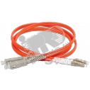 Шнур оптический коммутационный соединительный (патч-корд) для многомодового кабеля (MM) 50/125 (OM2) SC/UPC-LC/UPC двойного исполнения (Duplex) LSZH 3м (FPC50-SCU-LCU-C2L-3M)