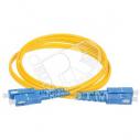 Шнур оптический коммутационный соединительный (патч-корд) для одномодового кабеля (SM) 9/125 (OS2) SC/UPC-SC/UPC двойного исполнения (Duplex) LSZH 1м (FPC09-SCU-SCU-C2L-1M)