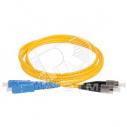 Шнур оптический коммутационный переходной (патч-корд) для одномодового кабеля (SM) 9/125 (OS2) SC/UPC-FC/UPC двойного исполнения (Duplex) LSZH 2м (FPC09-SCU-FCU-C2L-2M)