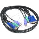 Набор кабелей для DKVM 2хPS/2 + монитор 5м (DKVM-CB5)