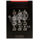 Считыватель смарт карт iCLASS бесконтактный совмещенный с клавиатурой 1356 МГц только чтение дистанция - 115 см Wiegand. (RK40 SE Black)