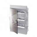 Щит распределительный встраиваемый ЩРв-п Mistral41 54М пластиковый прозрачная дверь с клеммами