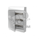 Щит распределительный навесной ЩРн-п Mistral41 54М пластиковый прозрачная дверь с клеммами