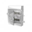 Щит распределительный навесной ЩРн-п Mistral41 24М пластиковый прозрачная дверь с клеммами