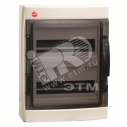 Щит распределительный навесной ЩРн-П-24 (2х12) IP65 пластиковый прозрачная дверь серый (85624)