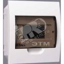 Щит распределительный встраиваемый ЩРВ-П-8 IP41 пластиковый прозрачная дверь (31003DEK)