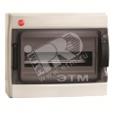 Щит распределительный навесной ЩРн-П-12 IP65 пластиковый прозрачная дверь серый (85612)