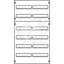 Панель для модульных устройств 2ряда/5реек 2V1 500х750 120 модулей (2V1A)