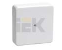 Коробка КМ41212-01 распаячная для о/п 75х75х20мм белая (с контактной группой)