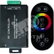 Контроллер к LED ленте RGB 12/24v с сенсорным черным ПДУ провод-20см (LD55)