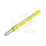 Провод силовой ПАВ 1х10 многопроволочный желто-зеленый (барабан)