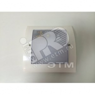 Светильник светодиодный ДБП Интеллект-ЖКХ LED 12(13Вт) с датчиком дежурным режимом антивандальный IP54 бело-серая рамка (ЖКХ-Интеллект 13 Вт)