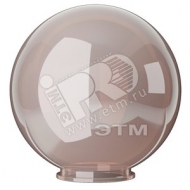 Светильник NFC141 E60 столбик h=339мм шар дымчатый 250мм IP44 (1411000130)