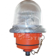 Светильник светодиодный ЗОМ-6вт LED красный стекло/алюминиевое основание 220В IP65 (77700410)