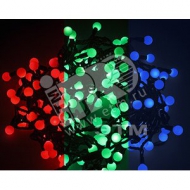 Гирлянда LED - шарики RGB d13мм 5м (303-539)