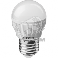 Лампа светодиодная LED 8вт E27 теплый матовый шар ОНЛАЙТ (71626 OLL-G45)