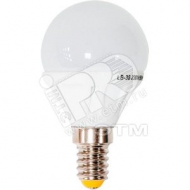 Лампа светодиодная LED 5вт Е14 теплый шар (LB-38)